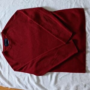 Maroon Davis & Squire Cashmere Sweater